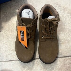 5.11 Tactical Brown Chukka Boots Suede Upper